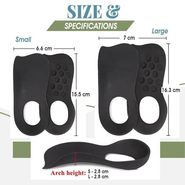 Perdepo™ Flat Foot Orthopedic Insoles - Perdepo